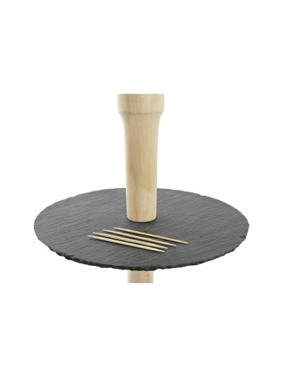 Snack tray DKD Home Decor 3 tier stand Bamboo Board 28 x 28 x 39,5 cm
