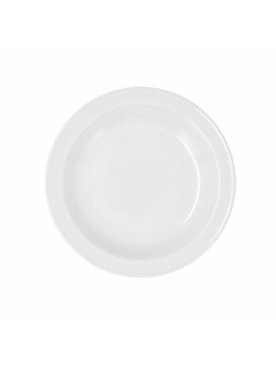 Assiette creuse Bidasoa Glacial Céramique Blanc (23 cm) (Pack 6x)
