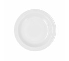 Deep Plate Bidasoa Glacial Ceramic White (23 cm) (Pack 6x)