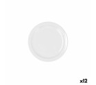 Plate Bidasoa Glacial Bread Ceramic White (16 cm) (Pack 12x)