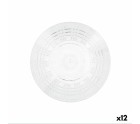 Plato de Postre Quid Viba Transparente Plástico (12 Unidades) (Pack 12x)