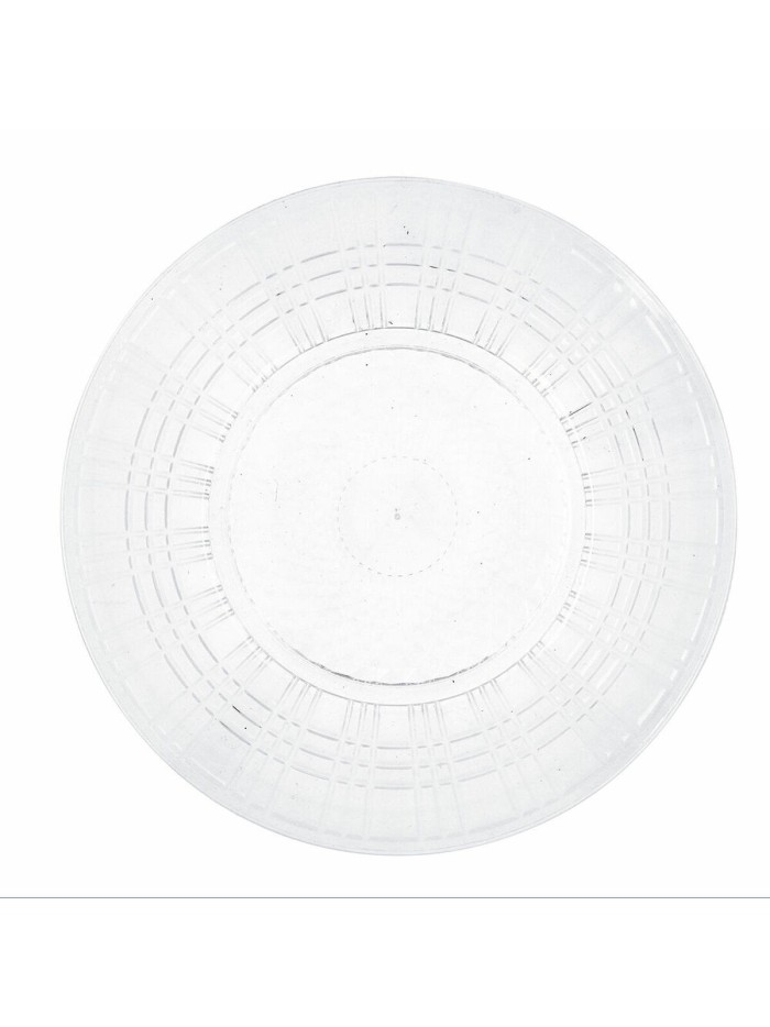 Plato Llano Quid Viba Transparente Plástico 26 cm Ø 26 cm (12 Unidades) (Pack 12x)