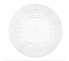 Plato Llano Quid Viba Transparente Plástico 26 cm Ø 26 cm (12 Unidades) (Pack 12x)