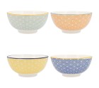 Bol Quid Pippa Cerámica Multicolor (20 cm) (Pack 4x)