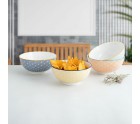 Bowl Quid Pippa Ceramic Multicolour (20 cm) (Pack 4x)