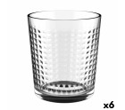 Vaso Quid Urban Square Transparente Vidrio (36 cl) (Pack 6x)
