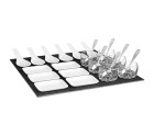 Set de Aperitivo Secret de Gourmet Negro Pizarra (30 x 30 cm)