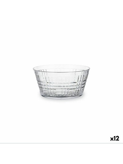 Bowl Quid Viba Transparent Plastic Ø 18 cm 12 Units (Pack 12x)