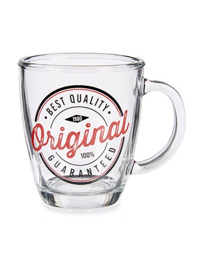 Tasse mug Original Transparent verre (320 ml) (6 Unités)