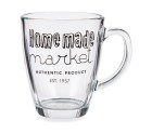Mug Market Transparent Glass (320 ml) (6 Units)