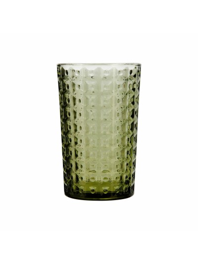Vaso La Bouchée Alma Verde Vidrio (350 ml) (Pack 6x)