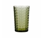 Vaso La Bouchée Alma Verde Vidrio (350 ml) (Pack 6x)