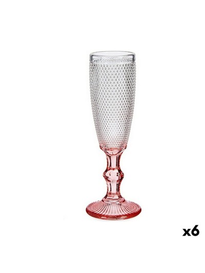 Copa de champán Puntos Vidrio 6 Unidades (180 ml)