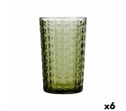 Vaso La Bouchée Alma Verde Vidrio (350 ml) (Pack 6x)