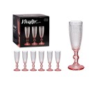Champagne glass Points Glass 6 Units (180 ml)