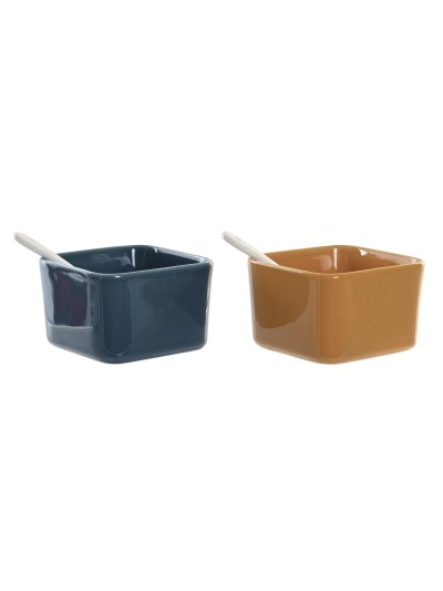 Appetizer Set DKD Home Decor 31 x 21 x 6 cm Porcelain Multicolour 6 Pieces