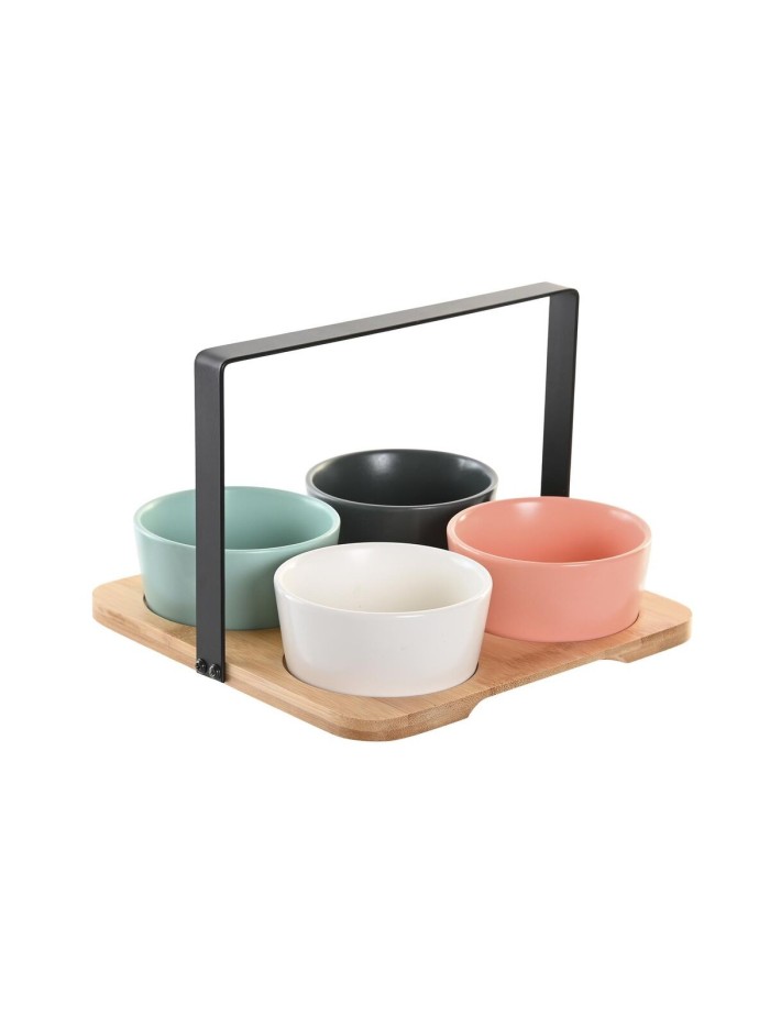 Appetizer Set DKD Home Decor 20 x 20 x 14 cm Porcelain Multicolour