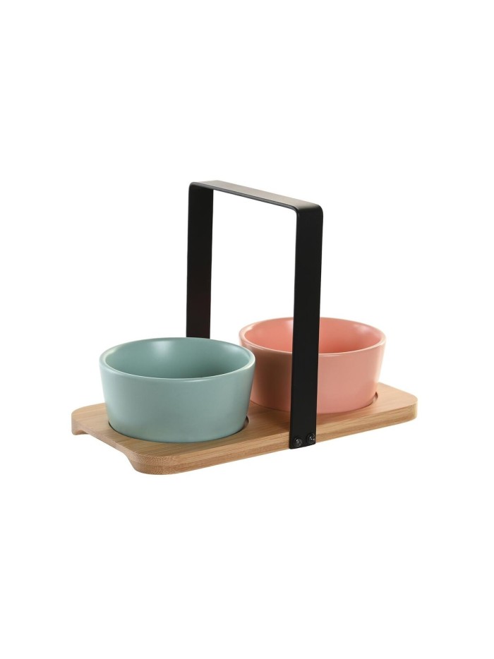 Appetizer Set DKD Home Decor 20 x 10,5 x 14 cm Porcelain Multicolour 3 Pieces
