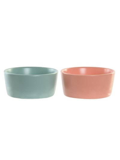 Set de Aperitivo DKD Home Decor 20 x 10,5 x 14 cm Porcelana Multicolor 3 Piezas