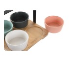 Set de Aperitivo DKD Home Decor 20 x 20 x 14 cm Porcelana Multicolor