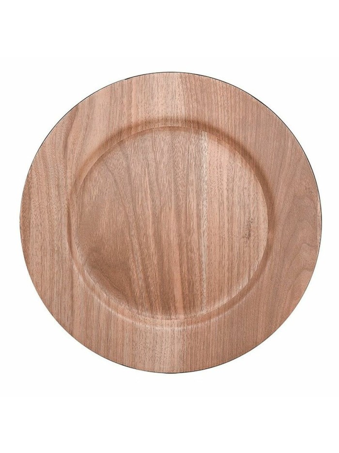Underplate Versa Light brown Bamboo polypropylene (33 x 33 cm)