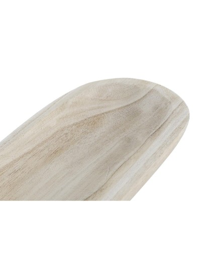 Bandeja de Aperitivos DKD Home Decor Marrón claro Natural Tropical 43 x 16 x 4 cm