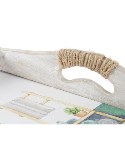 Juego de Bandejas DKD Home Decor 40 x 30 x 6 cm Madera MDF (2 Unidades)