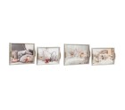 Jeux de plateaux DKD Home Decor Multicouleur 40 x 30 x 6 cm Bois MDF (2 Unités)