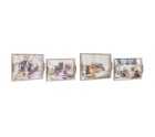Jeux de plateaux DKD Home Decor Multicouleur 40 x 30 x 6 cm Bois MDF (2 Unités)