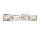 Set of trays DKD Home Decor Beige 40 x 30 x 6 cm MDF Wood (2 Units)