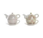 Teapot DKD Home Decor Cup 750 ml Dolomite (2 Units)