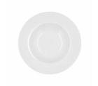 Deep Plate Bidasoa Glacial Ceramic White (23,5 cm) (Pack 6x)