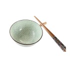 Sushi Set DKD Home Decor 30 x 21 x 7 cm Green Sky blue Stoneware Oriental (6 Pieces)