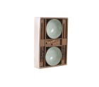Sushi Set DKD Home Decor 30 x 21 x 7 cm Green Sky blue Stoneware Oriental (6 Pieces)