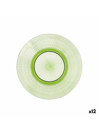 Dessert dish Quid Viba Green Plastic 20 cm (12 Units)