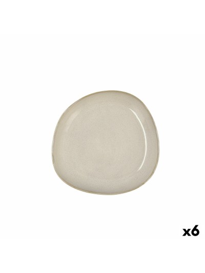 Plato Hondo Bidasoa Ikonic Cerámica Blanco (20,5 x 19,5 cm) (Pack 6x)