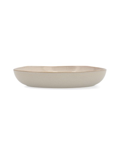 Plato Hondo Bidasoa Ikonic Cerámica Blanco (20,5 x 19,5 cm) (Pack 6x)