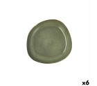 Deep Plate Bidasoa Ikonic Ceramic Green (20,5 x 19,5 cm) (Pack 6x)