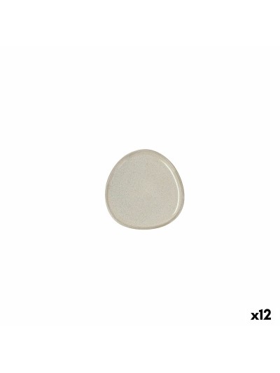 Plato Llano Bidasoa Ikonic Cerámica Blanco (11 x 11 cm) (Pack 12x)