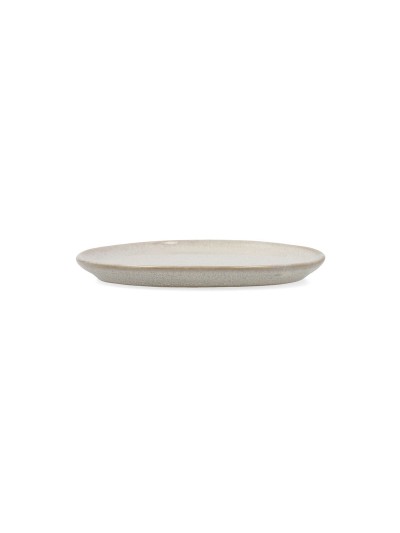 Flat plate Bidasoa Ikonic Ceramic White (11 x 11 cm) (Pack 12x)