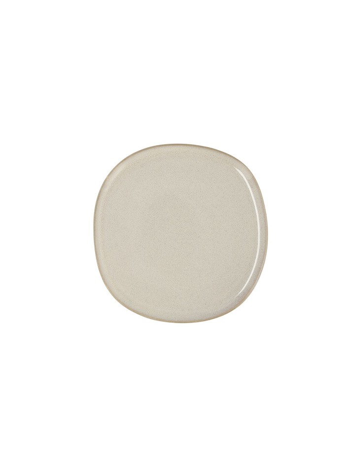 Plato Llano Bidasoa Ikonic Cerámica Blanco (20,2 x 19,7 cm) (Pack 6x)