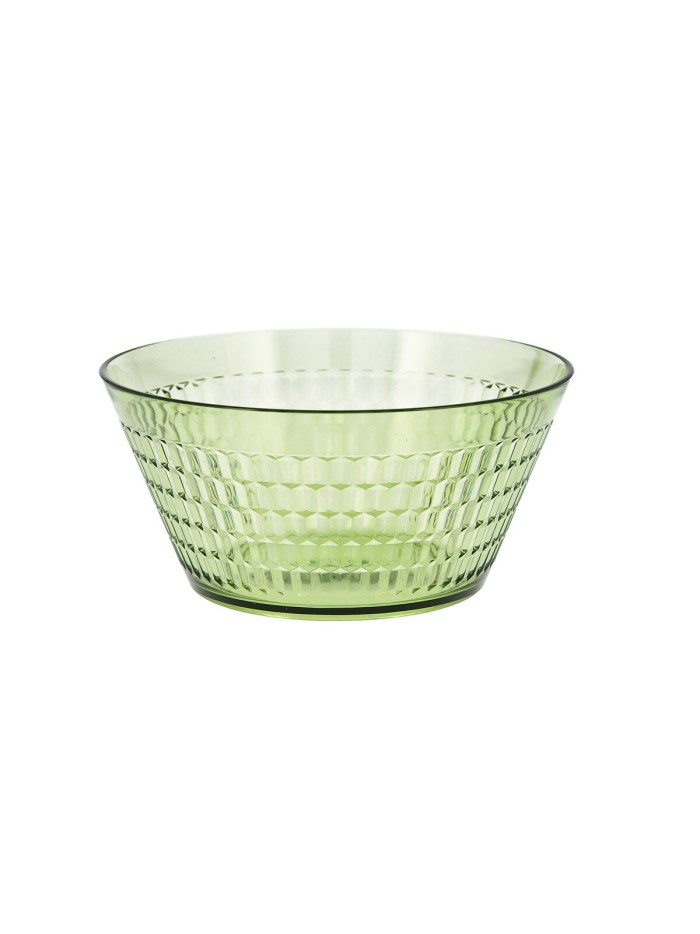 Bowl Quid Viba Green Plastic Ø 18 cm (Pack 12x)