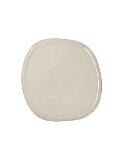 Plato Llano Bidasoa Ikonic Cerámica Blanco (26,5 x 25,7 x 1,5 cm) (Pack 4x)