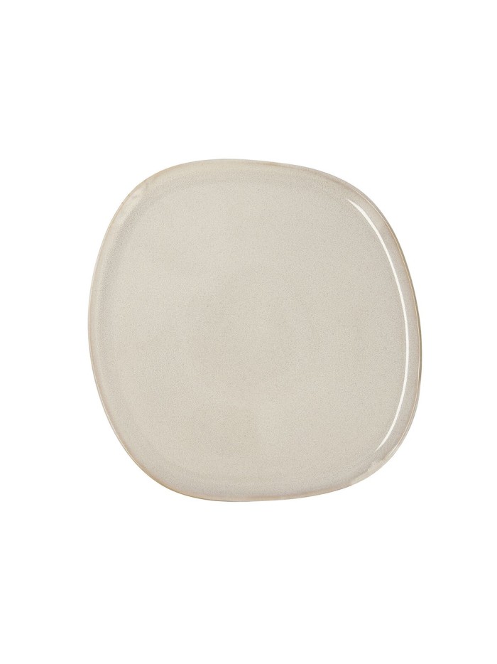 Plato Llano Bidasoa Ikonic Cerámica Blanco (26,5 x 25,7 x 1,5 cm) (Pack 4x)
