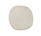 Flat plate Bidasoa Ikonic Ceramic White (26,5 x 25,7 x 1,5 cm) (Pack 4x)