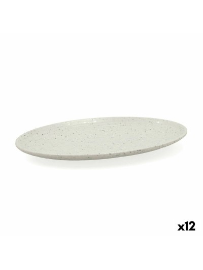 Plateau apéritif Bidasoa Ikonic Gris Plastique Mélamine 20,2 x 14,4 x 1,5 cm (12 Unités) (Pack 12x)