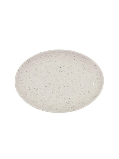 Snack tray Bidasoa Ikonic Grey Plastic Melamin 20,2 x 14,4 x 1,5 cm (12 Units) (Pack 12x)