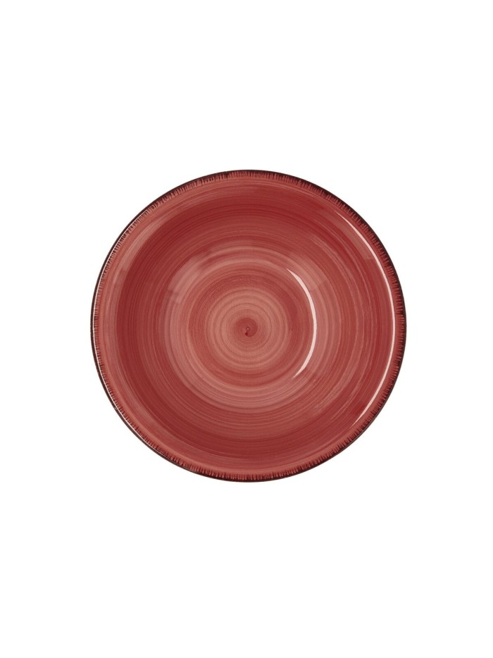 Bol Quid Vita Cerámica Rojo (18 cm) (Pack 6x)