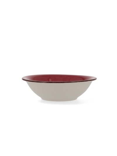 Bol Quid Vita Cerámica Rojo (18 cm) (Pack 6x)