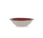 Bol Quid Vita Cerámica Rojo (18 cm) (Pack 6x)